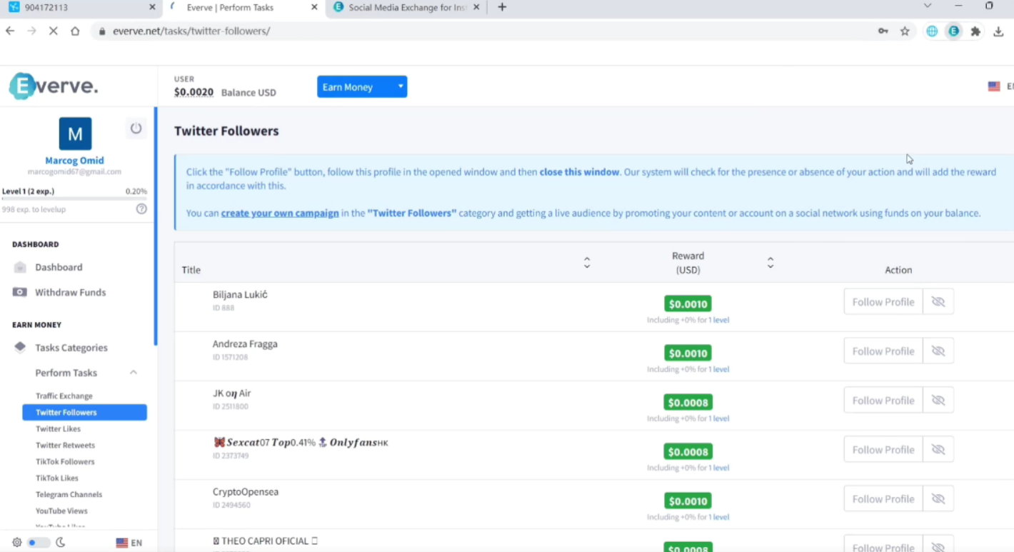 海外平台点赞关注全自动挂几项目,单机一天30美金【自动软件+详细教程】