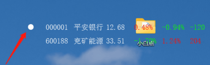 【摸鱼神器】小白点A股助手 v1.0.0 透明无底色、桌面盯盘，持续更新_泽客资源网