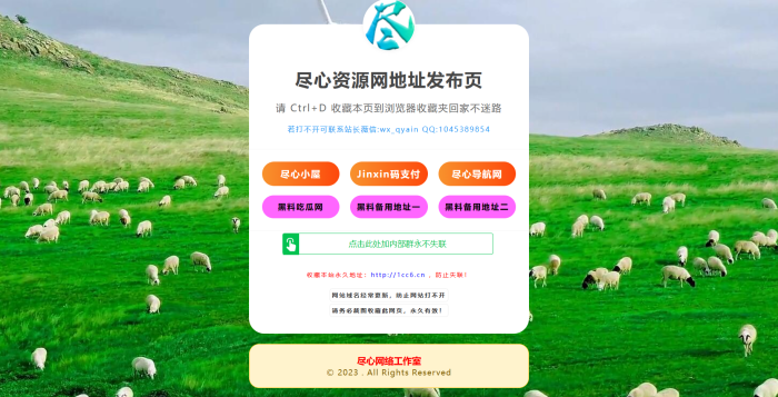 自适应网址导航网站发布页单页网页模板html静态无后台源码_泽客资源网