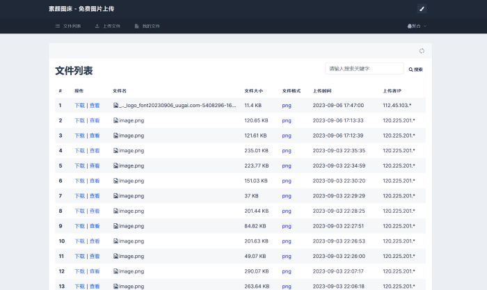 全新UI彩虹外链网盘系统源码前后端美化模板_泽客资源网
